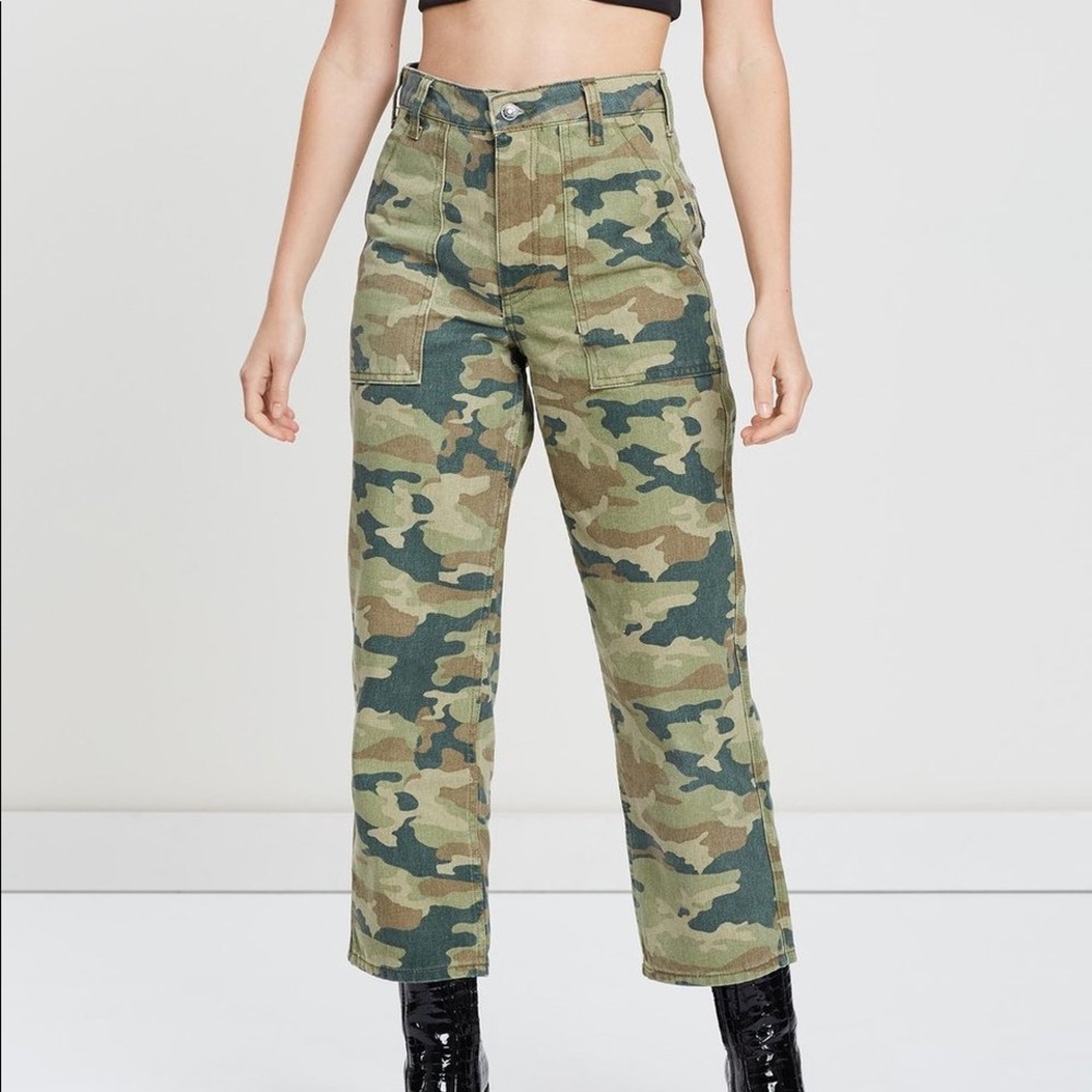 Free People Remy camo High waisted Pants